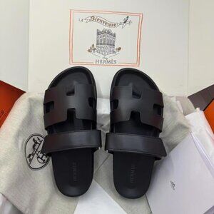 HERMES Chypre functional style pull-on non-slip fashionable sandals
